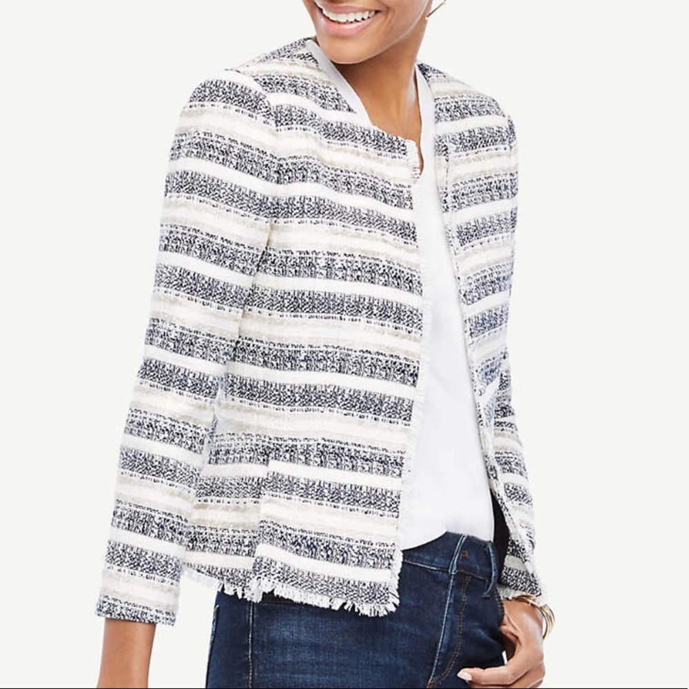 Ann Taylor Tweed Jacket